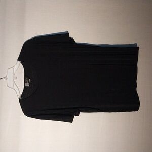 Women's Cotton LA black short sleeve shirt size S